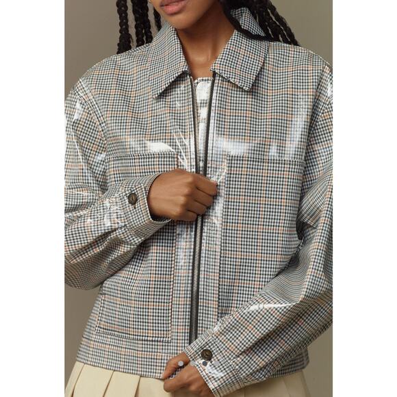 Baum und Pferdgarten NWT Bathilde Jacket in Grey Wallstreet Check Size 38 - Picture 4 of 11